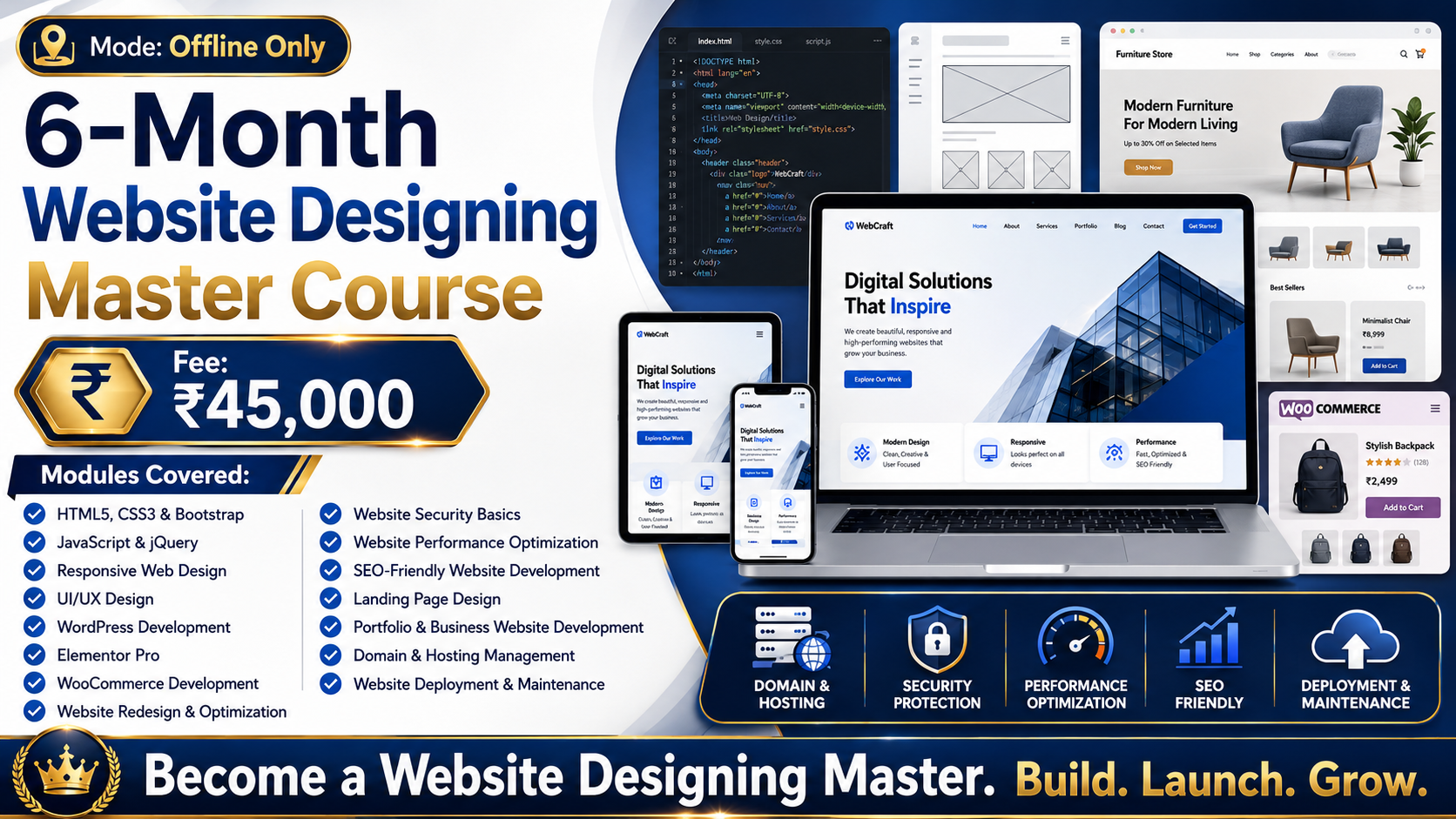 6-Month Website Designing Master Course